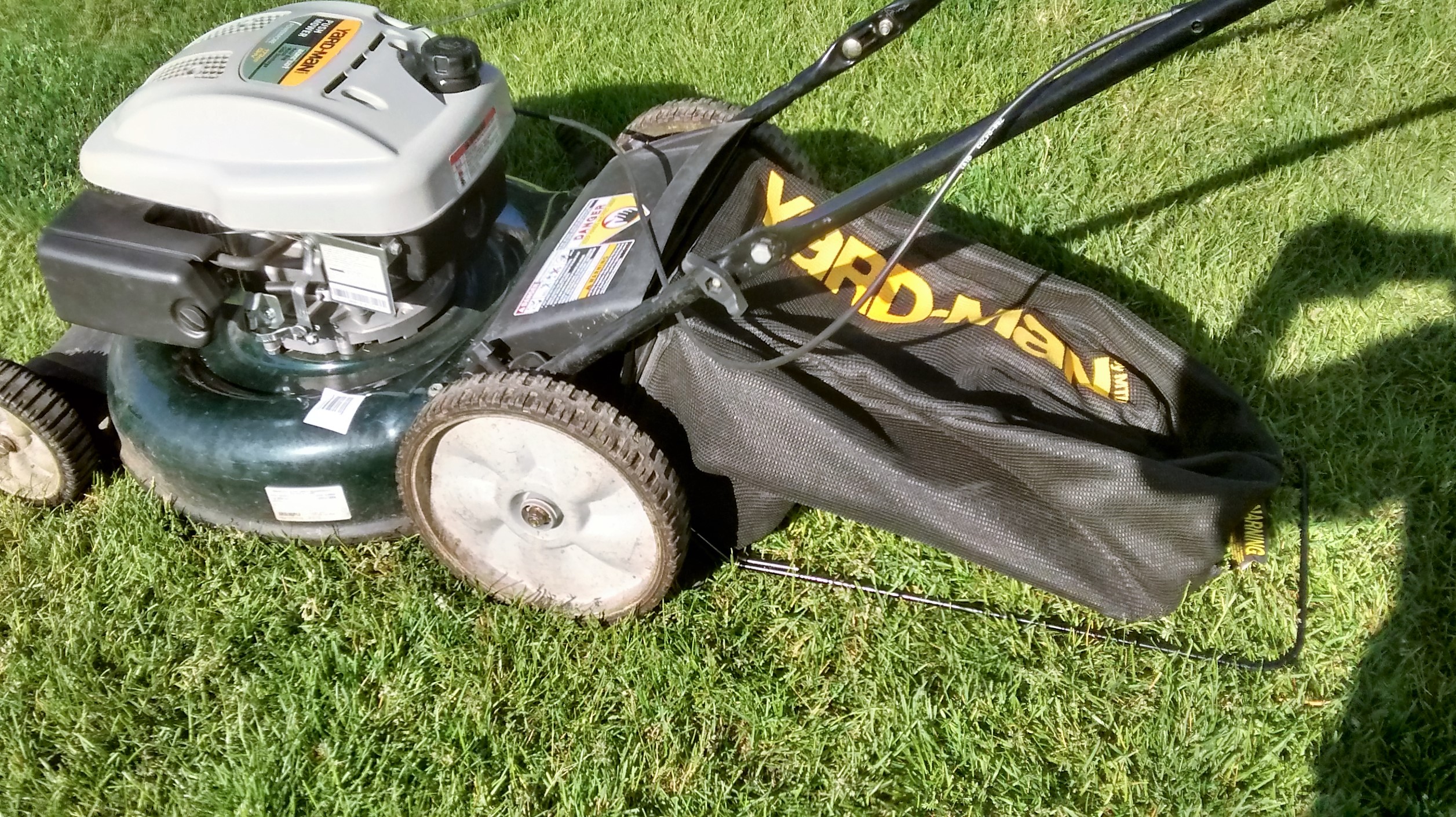 Yardman push mower discount 625 series 190cc